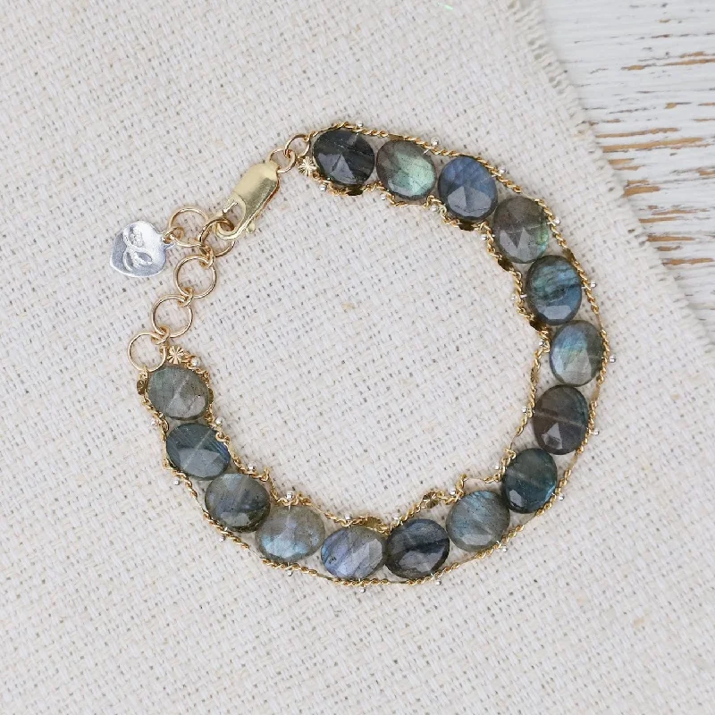 Labradorite Helix Bracelet