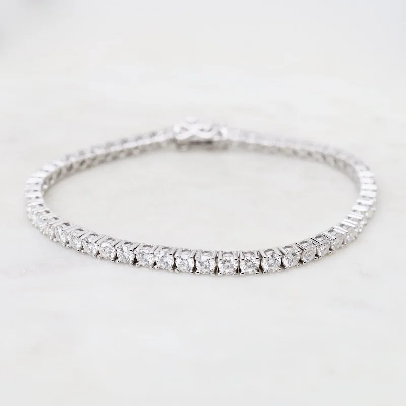 3mm Moissanite Tennis Bracelet