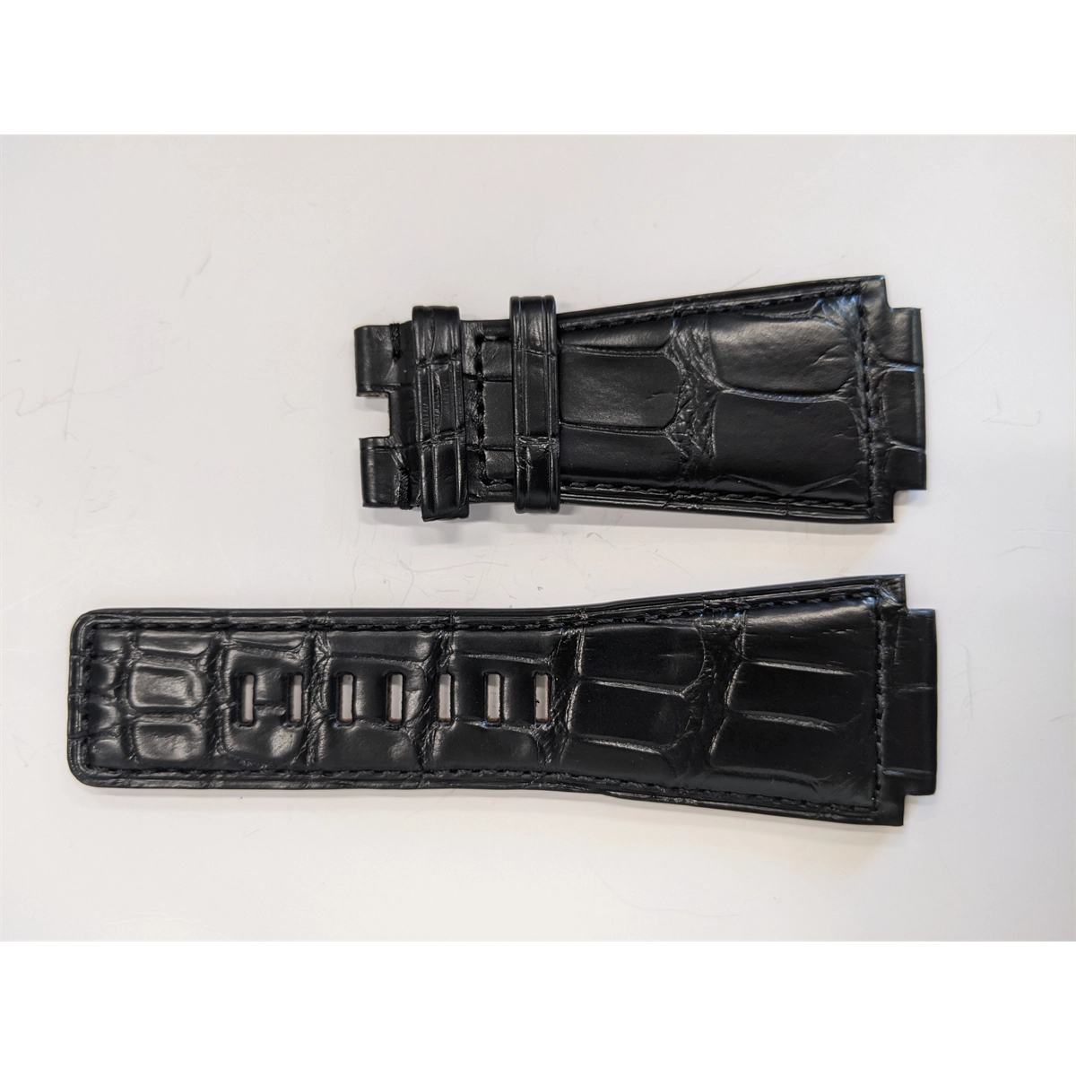 Bell & Ross Black Alligator Watch Strap XL 24mm