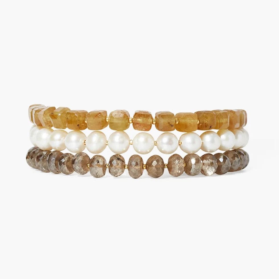 Carolina Naked Wrap Bracelet Natural Mix