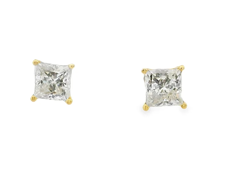 Estate Diamond Earrings