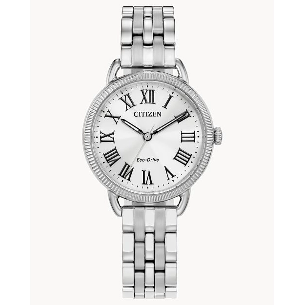 Citizen Classic Coin Edge Silver Dial 29mm Eco-Drive