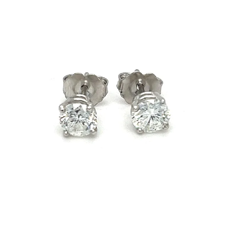 Estate Diamond Earrings