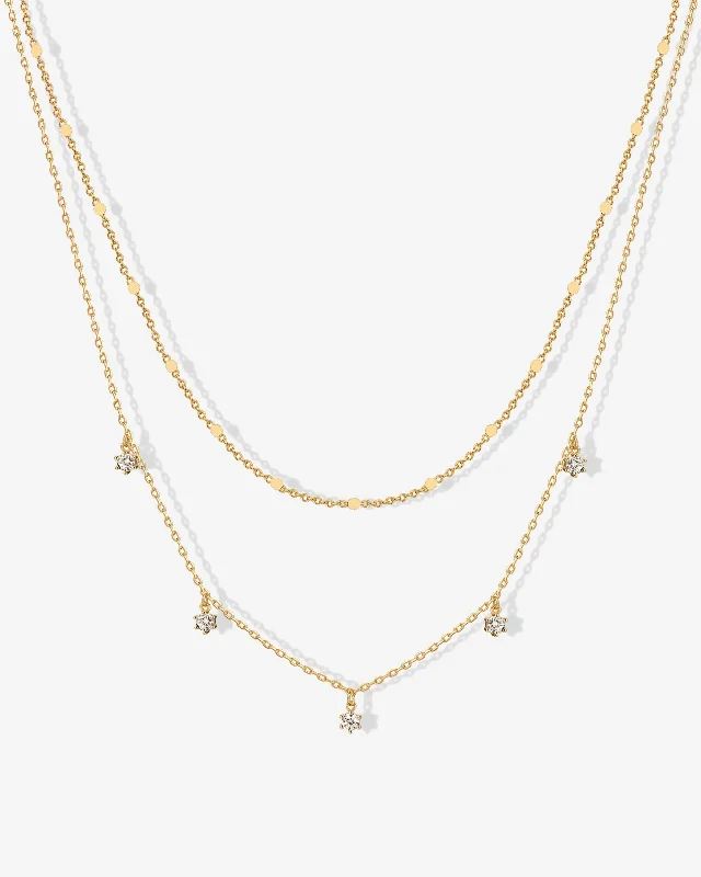 Cubic Zirconia Chain Necklace