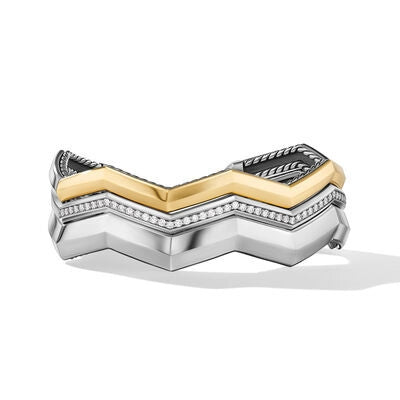 David Yurman 17mm 3-Row Stax Cuff Bracelet