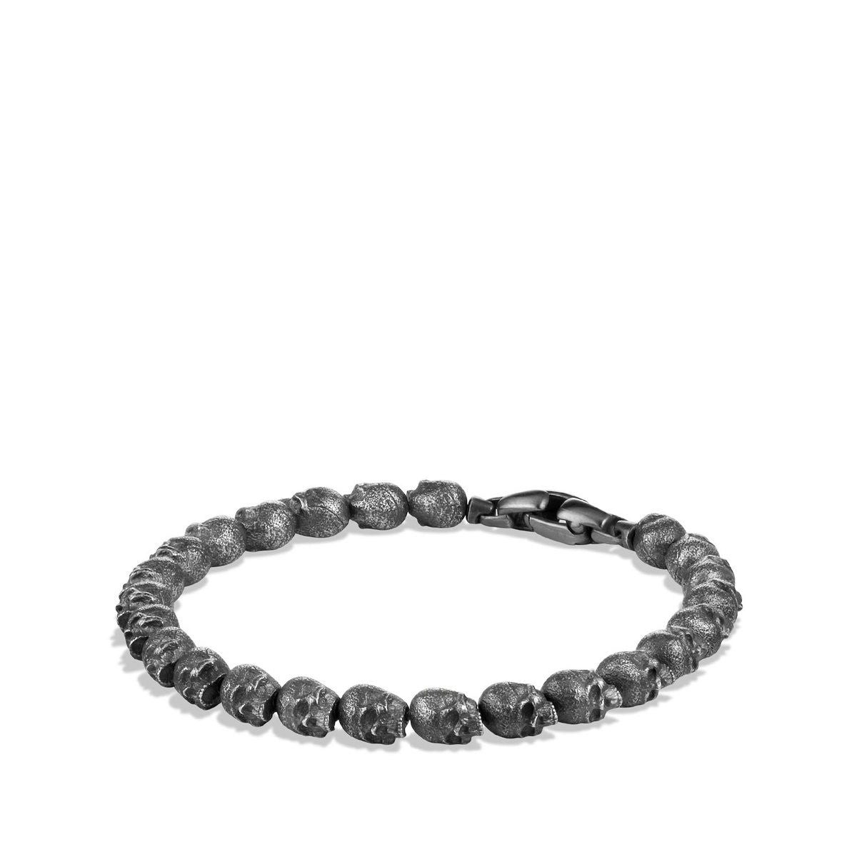 David Yurman 6mm Skull Bead Bracelet