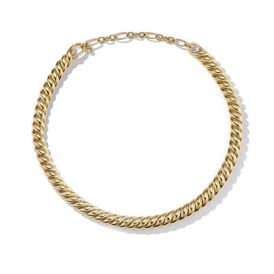 David Yurman 8.5mm Sculpted Cable Necklace