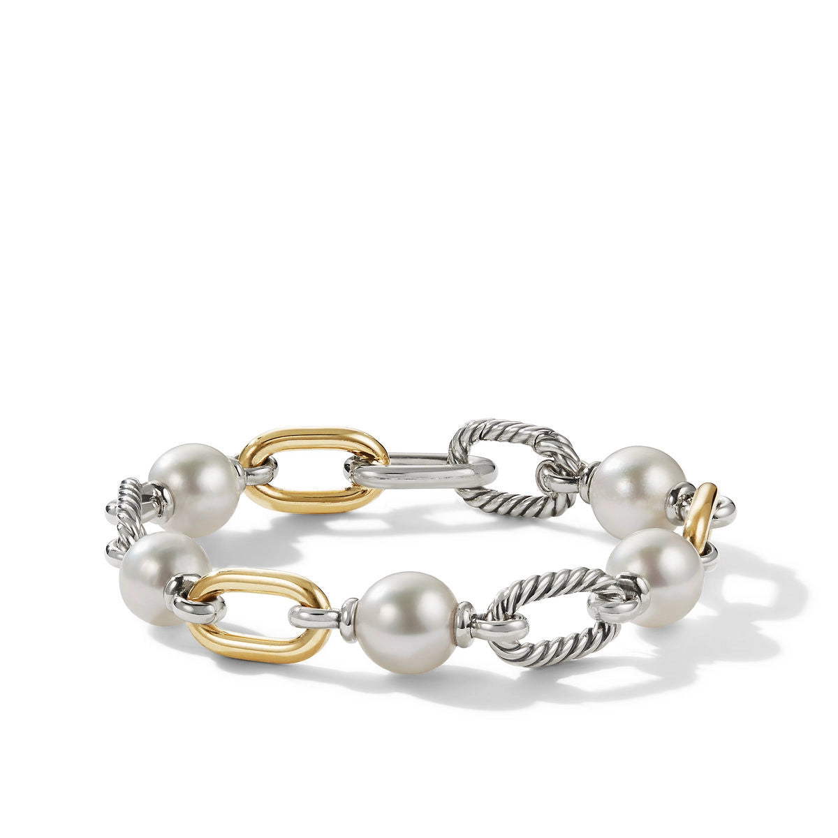 David Yurman Madison Pearl Link Bracelet