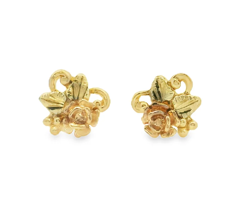 Estate Color Stone Earring