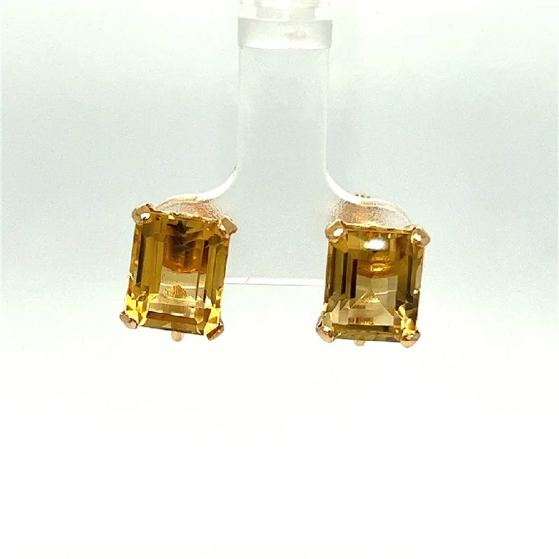 Estate Color Stone Earring