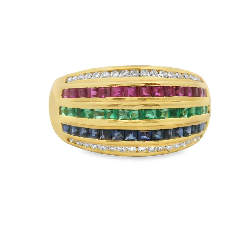 Estate Color Stone Ring