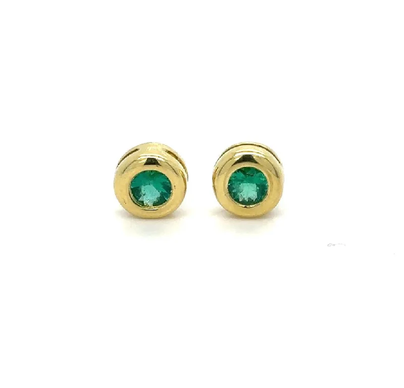 Estate Colored Stone Earrings