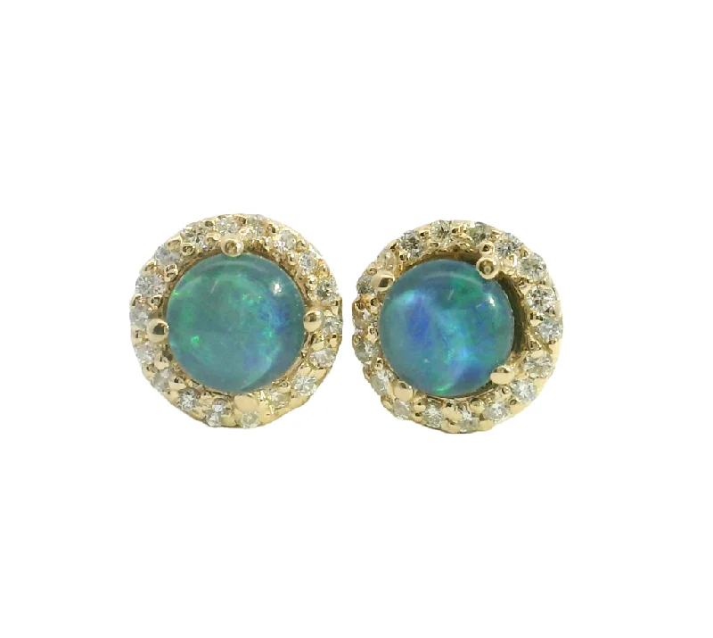 Estate Colored Stone Earrings