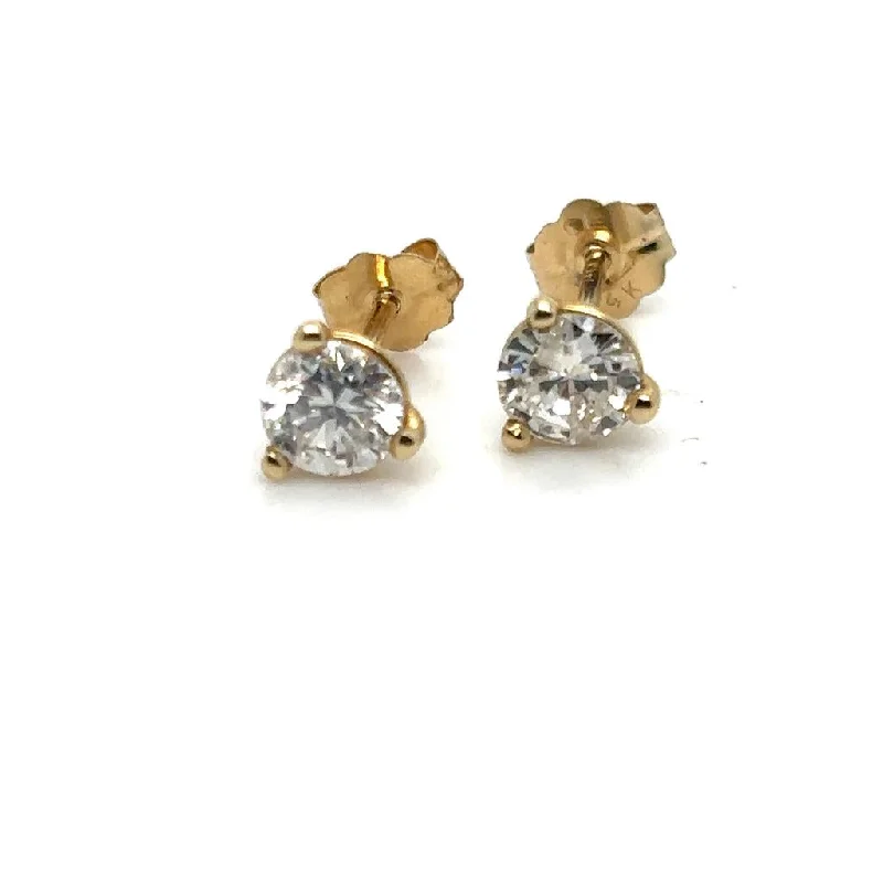 Estate Diamond Earrings