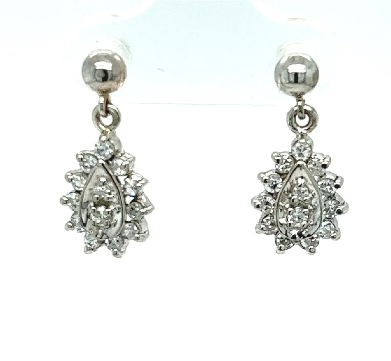 Estate Diamond Earrings