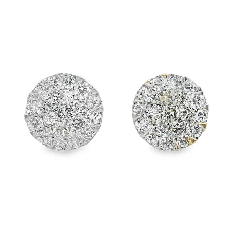 Estate Diamond Earrings