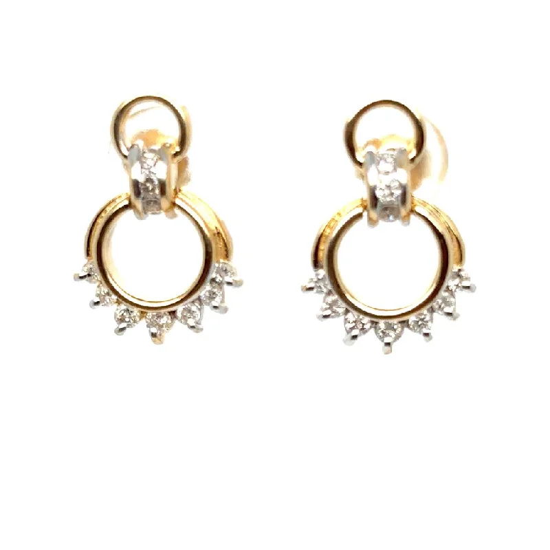 Estate Diamond Earrings