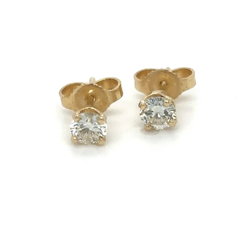 Estate Diamond Earrings