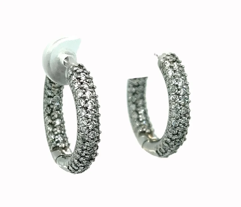 Estate Diamond Earrings