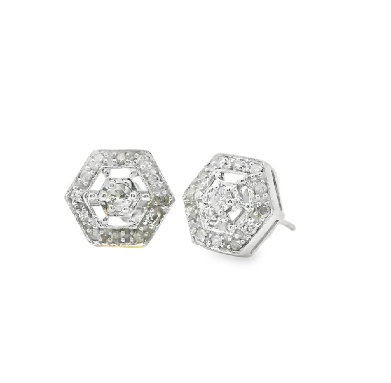 Estate Diamond Earrings