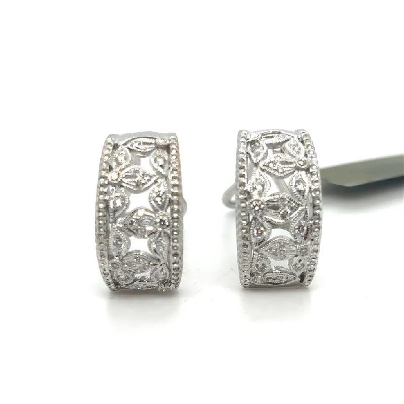 Estate Diamond Earrings