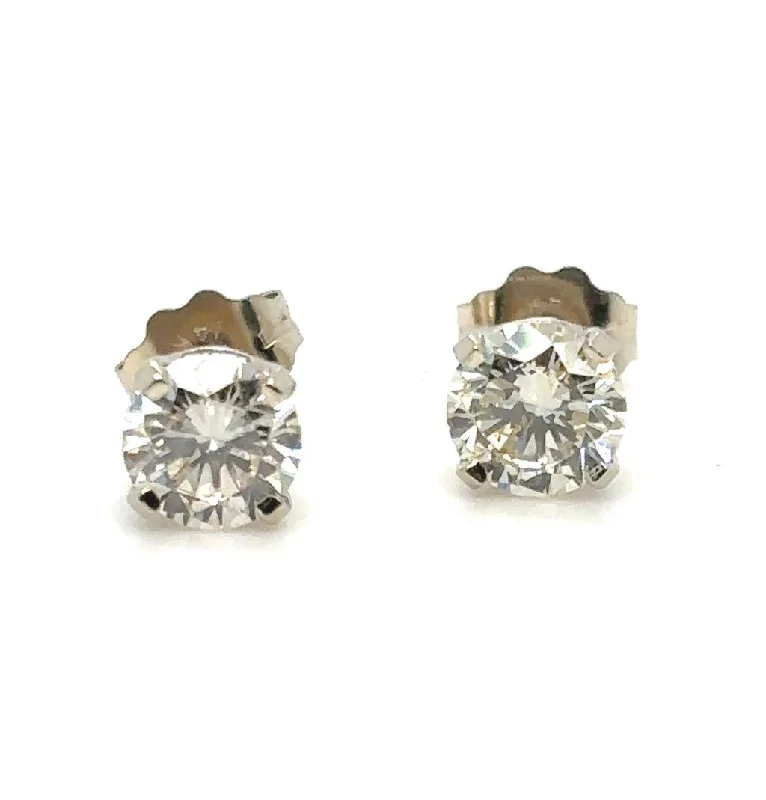 Estate Diamond Earrings