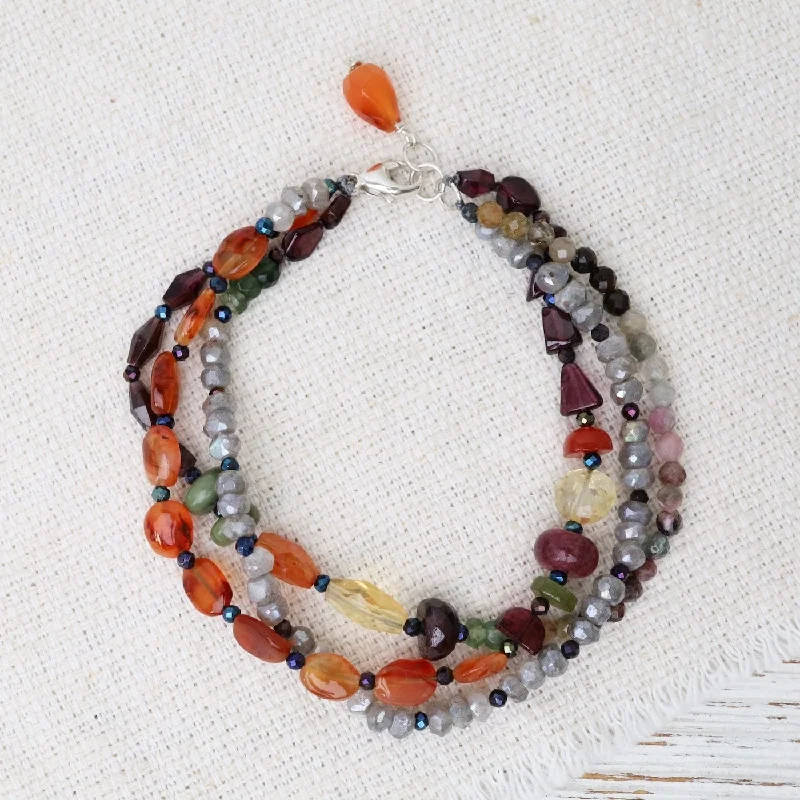 Triple Strand Mix Bracelet