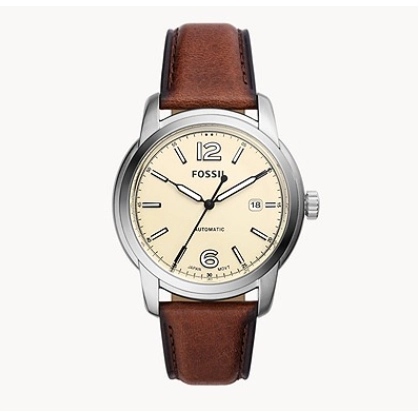 Fossil Heritage Automatic Brown Watch