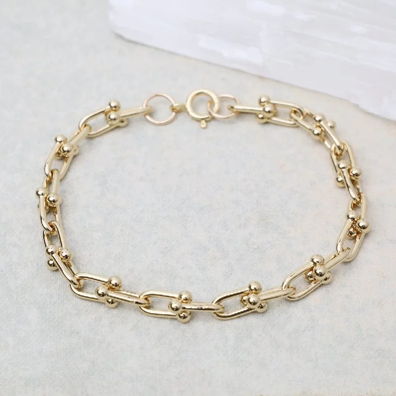 Small Chunky Paperclip Bracelet