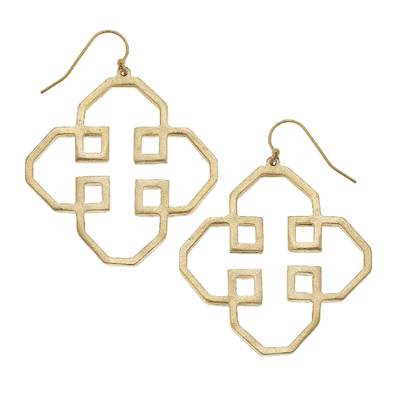 Geometric Outline Earrings