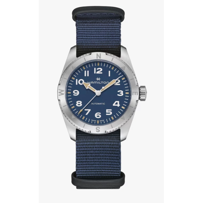 Hamilton Khaki Field Expedition Auto 37mm Blue Dial