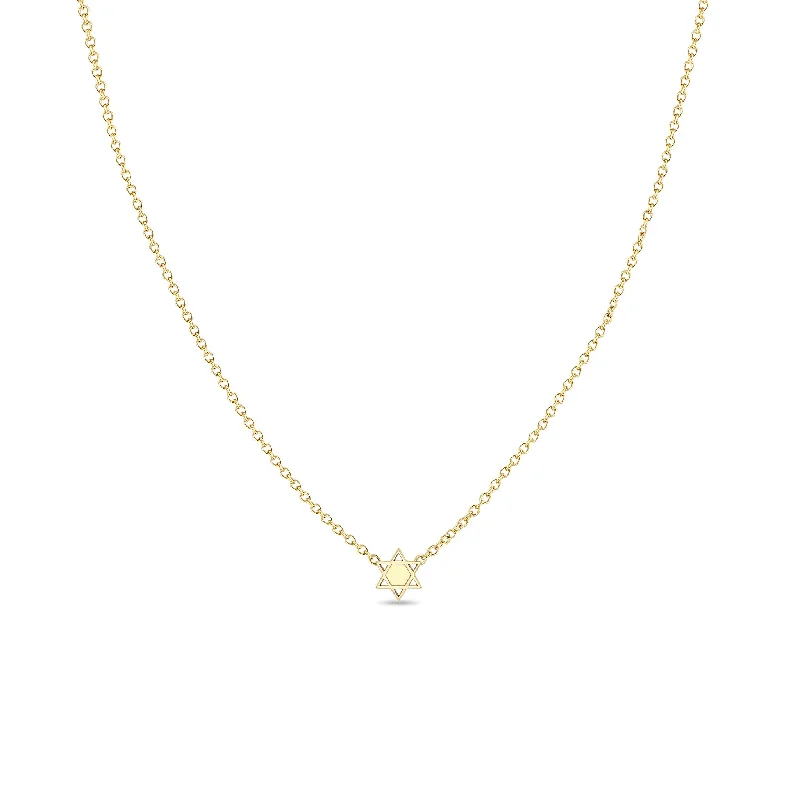 Itty Bitty Star of David Necklace