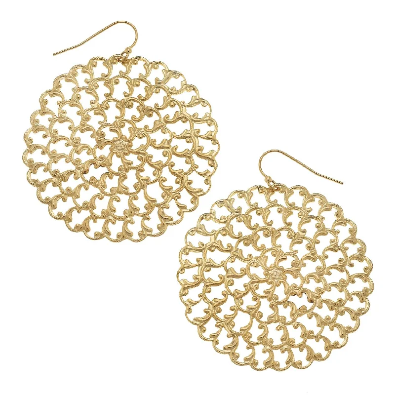 Large Filigree Earrings