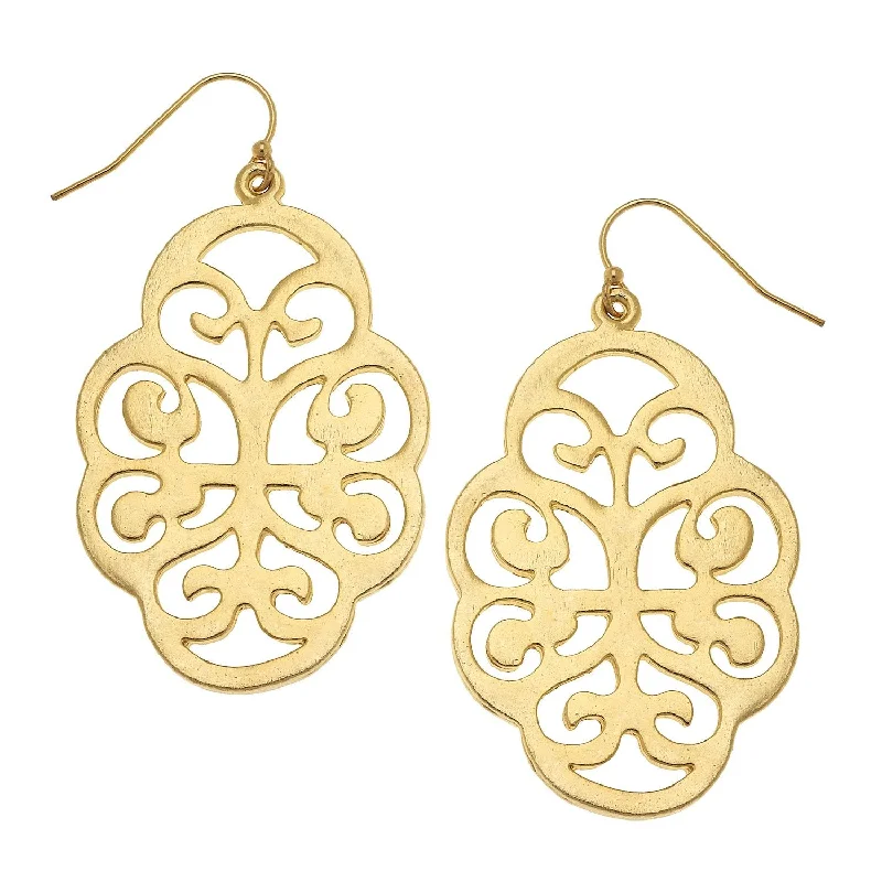 Leaf Cut Out Earrings