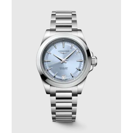 Longines Conquest 34mm Light Blue Dial