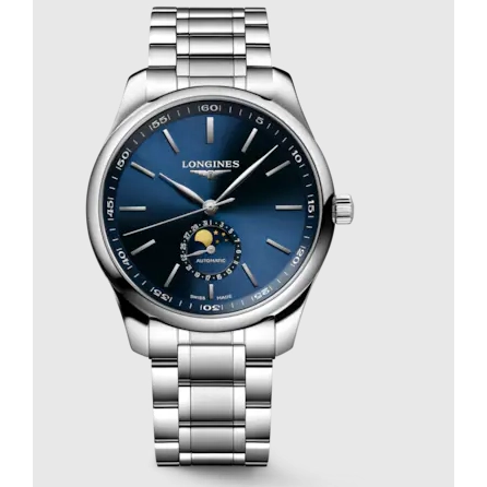 Longines Master Collection Blue Dial Steel Bracelet 42mm