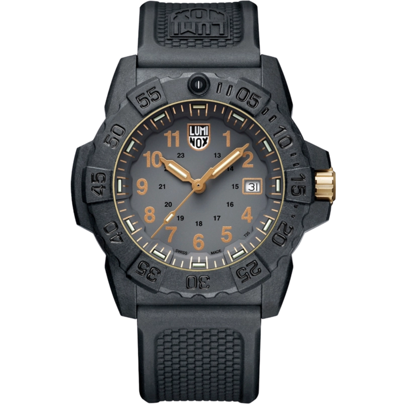 Luminox Navy Seal CARBONOX Case Black Rubber 45mm Quartz