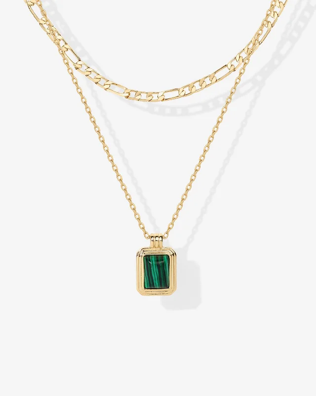 Malachite Layered Necklace