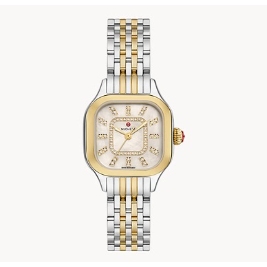 Michele Meggie Two-Tone Stainless Steel Watch