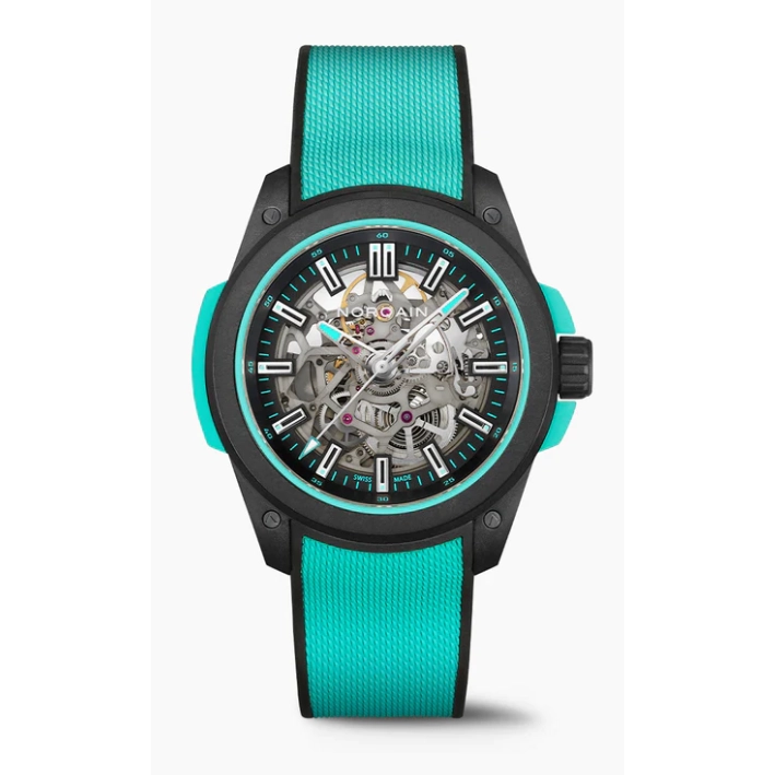 Norqain Wild One Skelton Turquoise 42mm Watch