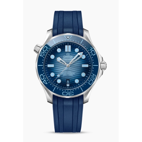 Omega Seamaster Diver 300M Co-Axial Master Chronometer Blue Dial 42mm Automatic