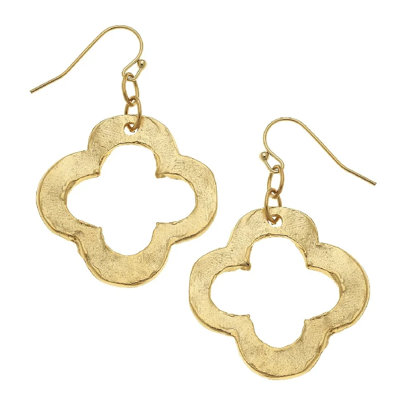 Open Clover Earrings