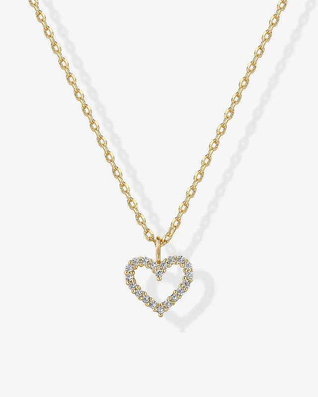 Open Heart Necklace