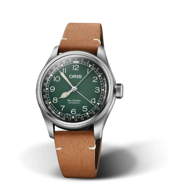 Oris Big Crown X Cervo Volante Stainless Steel Green Dial 38mm Automatic