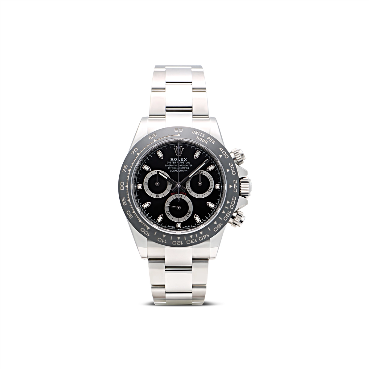 Rolex Daytona Black Bezel & Dial Oyster Bracelet (Preowned)