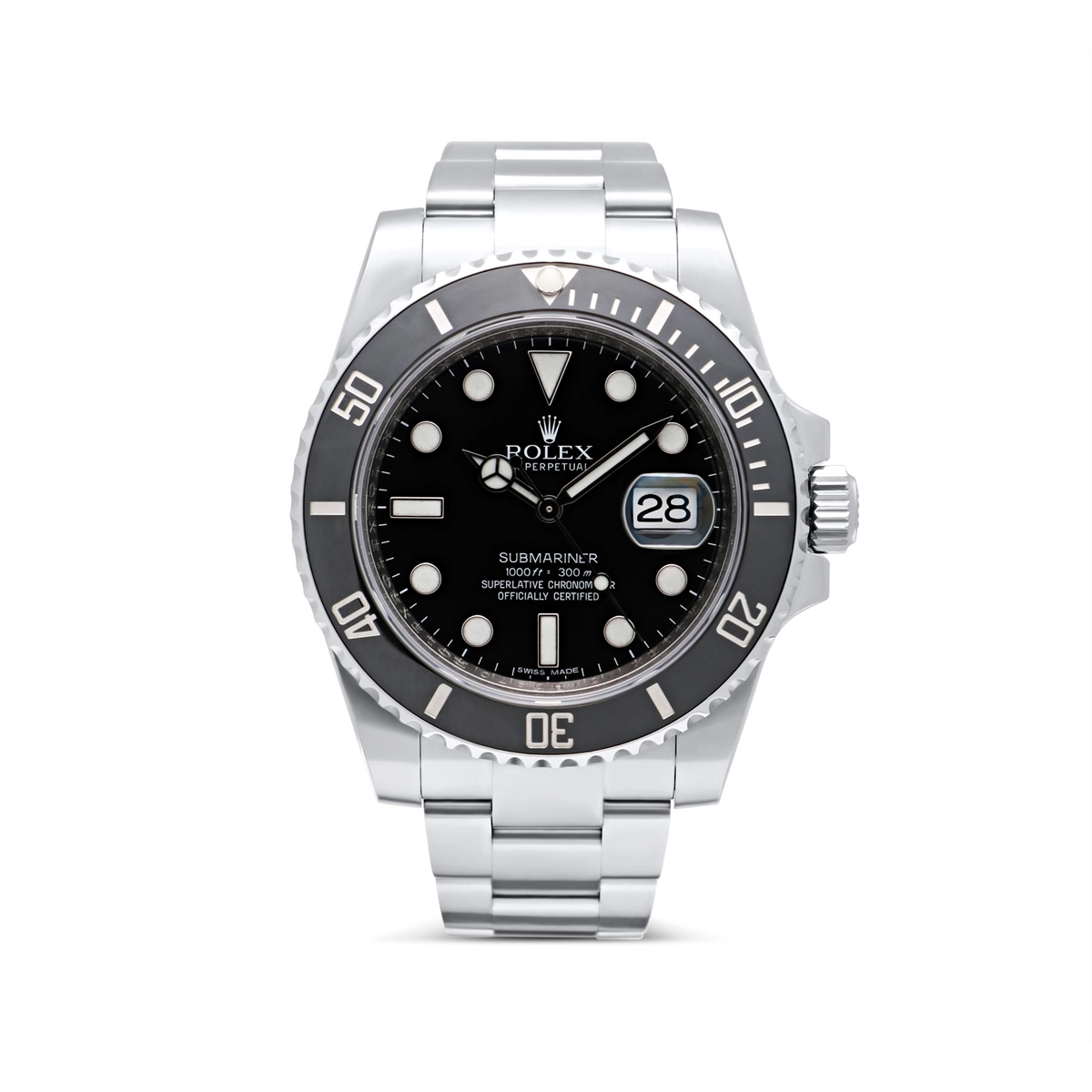 Rolex Submariner Date Steel Oyster Bracelet 40mm (Preowned)