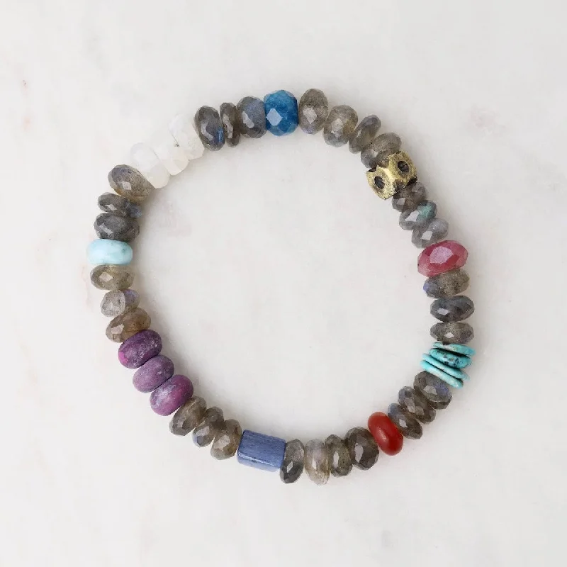 Labradorite & Kyanite Bracelet