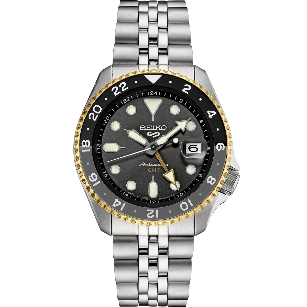 Seiko 5 Sports GMT Black Dial