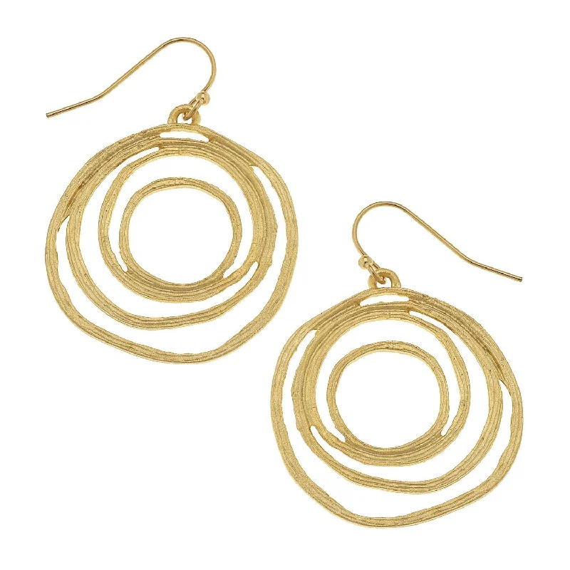 Swirl Cut Out Earrings