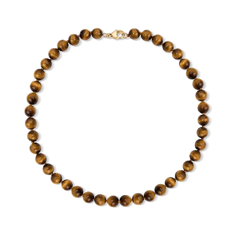 Tigerseye Beaded Necklace